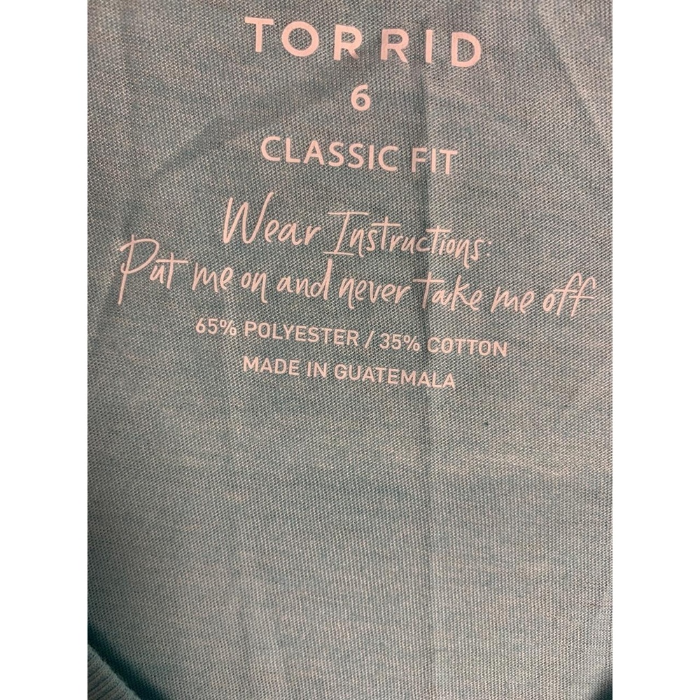 NWT Torrid Girlfriend Signature Jersey V-Neck Tank 6X - Picture 6 of 8